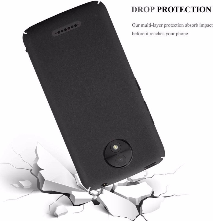 Actual product image Cadorabo Hard Cover Frosty Cover (Motorola Moto C Plus)