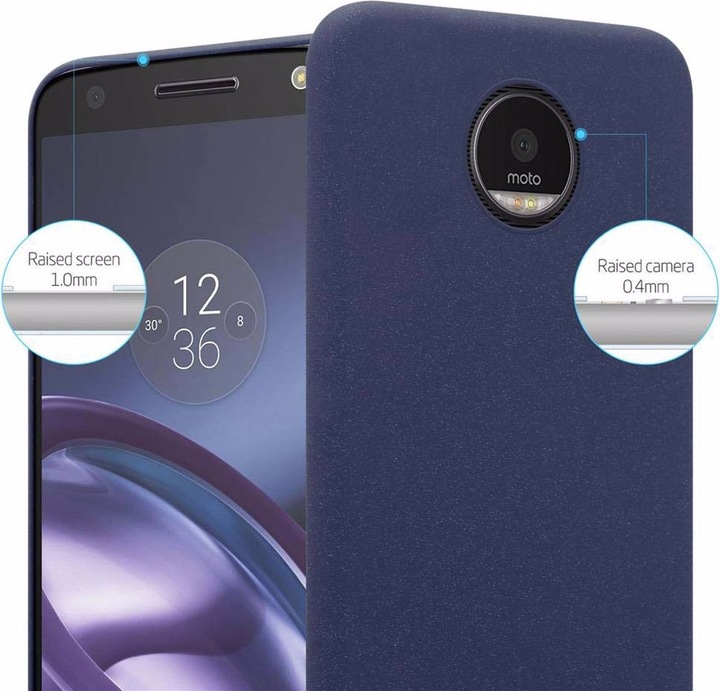 Image du produit Cadorabo Couverture rigide Frosty Cover (Motorola Moto Z)
