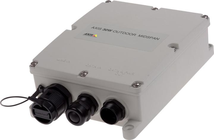 Axis PoE+ Injector 30W Buiten Midspan (802.3af (PoE), 802.3at (PoE+), 30 W)