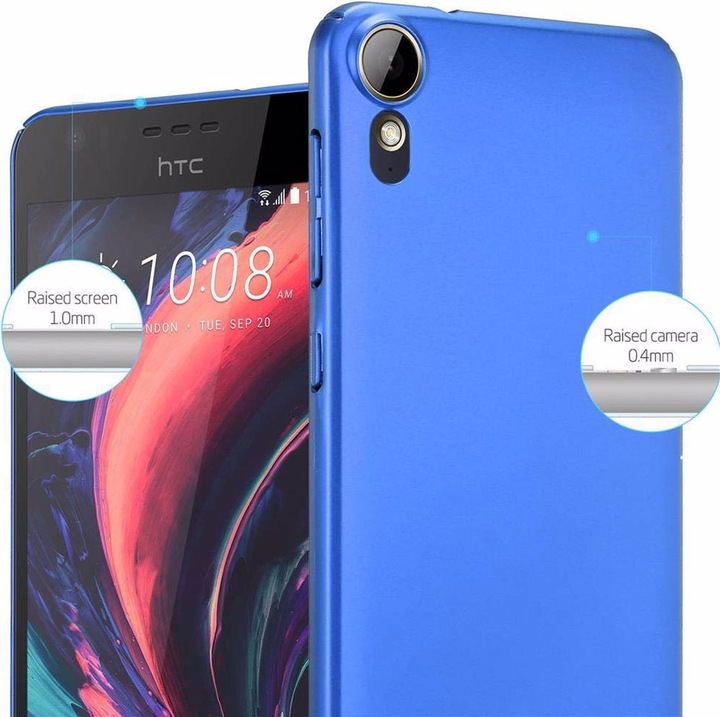 Actual product image Cadorabo Hard Cover Matt Metal Cover (HTC Desire 825, HTC Desire 10 Lifestyle)
