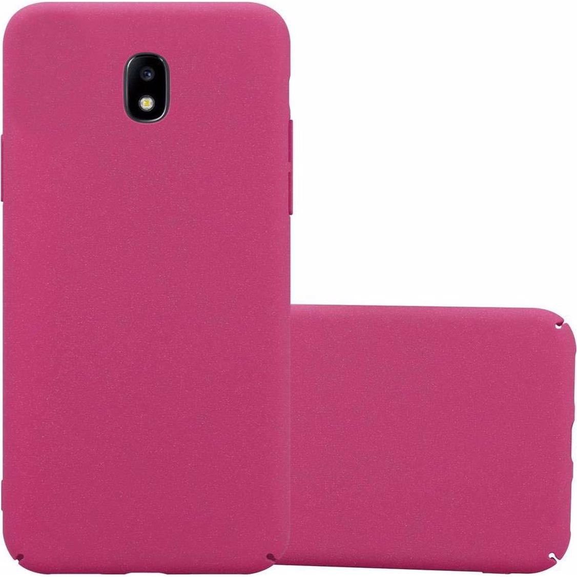 Cadorabo Hard Cover Frosty Cover (Samsung Galaxy J5 (2017)), Smartphone Hülle, Pink