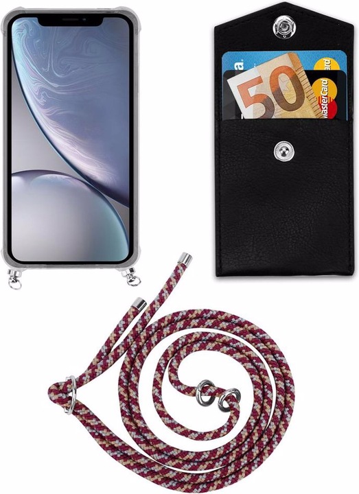Produktbild Cadorabo TPU Handy Kette SILBER Cover