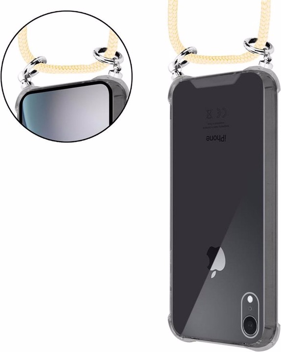 Produktbild Cadorabo TPU Handy Kette SILBER Cover