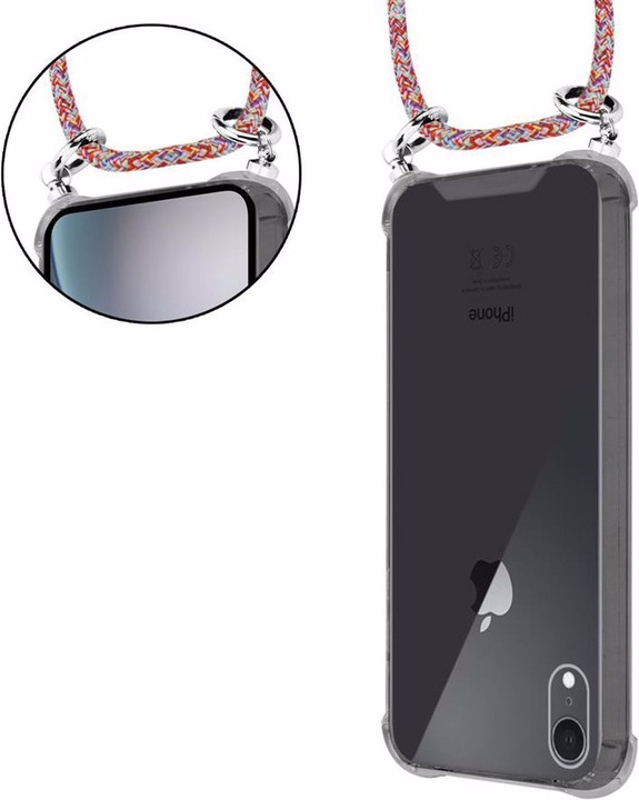 Produktbild Cadorabo TPU Handy Kette SILBER Cover