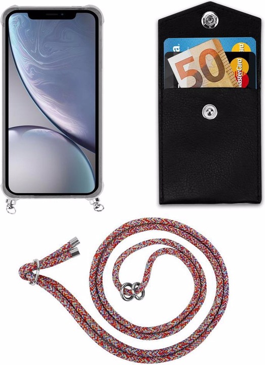 Produktbild Cadorabo TPU Handy Kette SILBER Cover