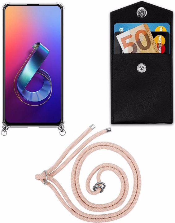 Produktbild Cadorabo TPU Handy Kette SILBER Cover