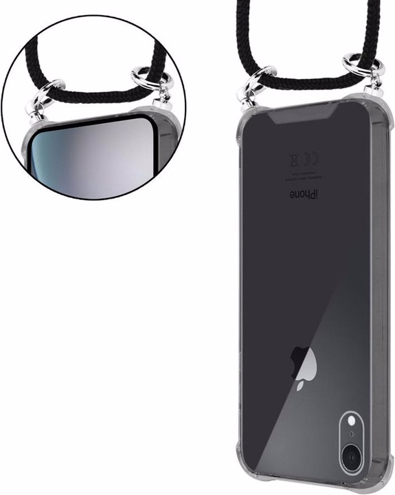 Produktbild Cadorabo TPU Handy Kette SILBER Cover