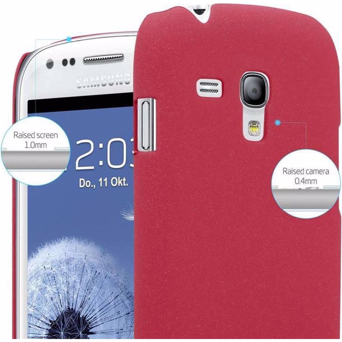Thumbnail - Cadorabo Hard Cover Frosty Cover (Samsung Galaxy S3 Mini), Smartphone Hülle, Rot