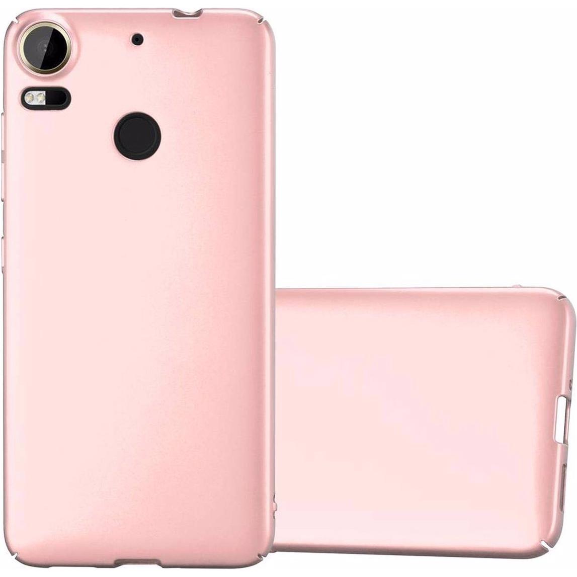 Cadorabo Hard Cover Matt Metall Cover (HTC Desire 10 Pro), Smartphone Hülle, Rosa