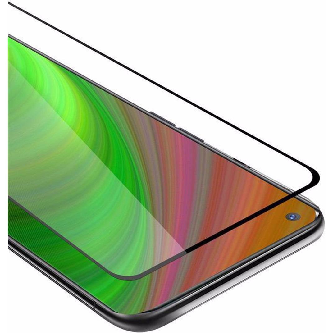 Cadorabo Vollbild Displayschutzglas (1 Stück, Oppo Find X2 Neo), Smartphone Schutzfolie, Weiss