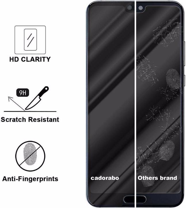 Actual product image Cadorabo Full screen display protection glass (1 pcs., Mate 20 Lite)