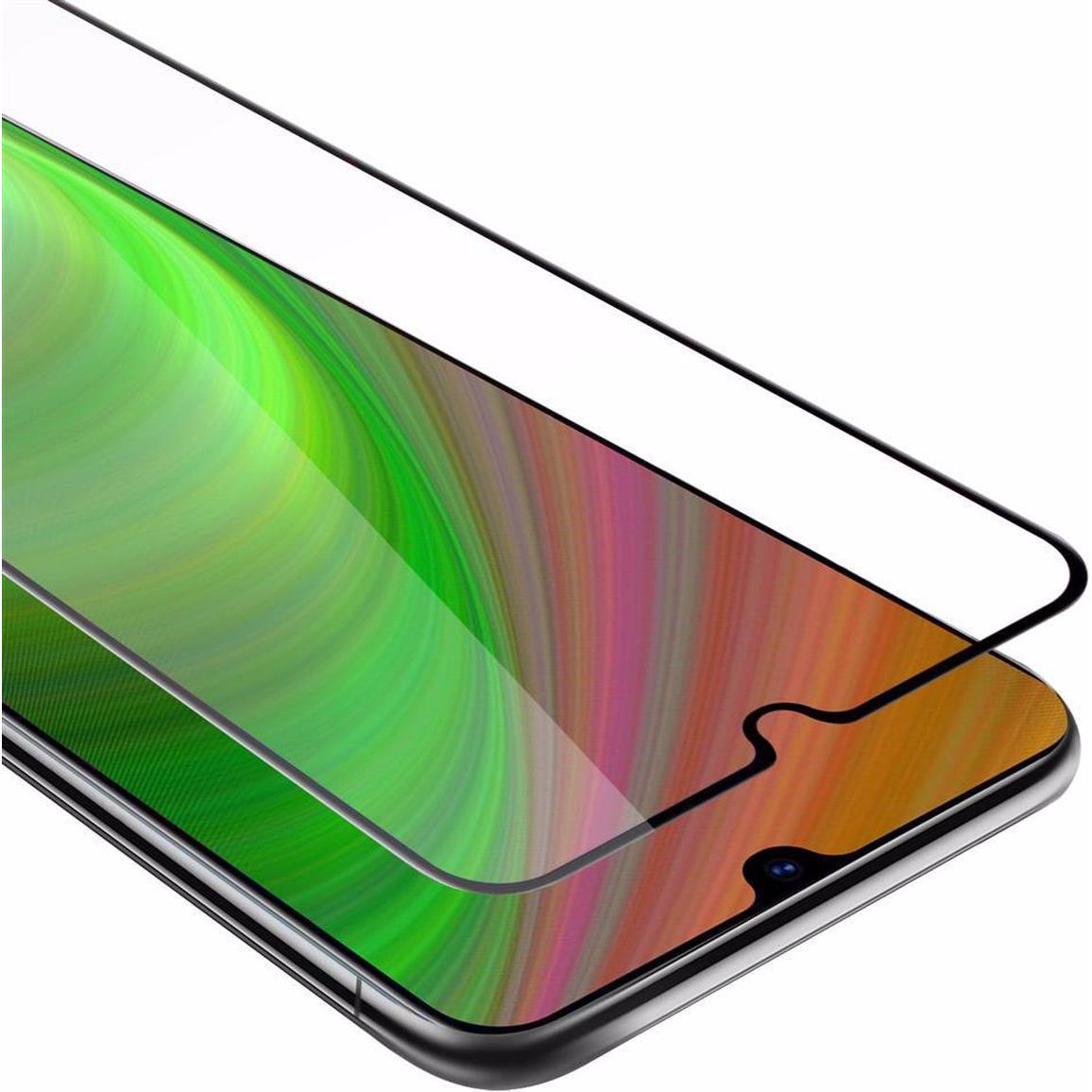 Cadorabo Vollbild Displayschutzglas (1 Stück, Samsung Galaxy A90 5G), Smartphone Schutzfolie, Schwarz