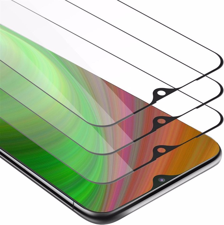 Actual product image Cadorabo Full screen display protection glass (3 Piece, Samsung Galaxy M10)