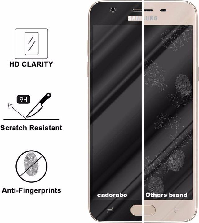 Immagine prodotto Cadorabo Vetro di protezione del display a schermo intero (1 Pezzo/i, Samsung Galaxy J3 (2018))