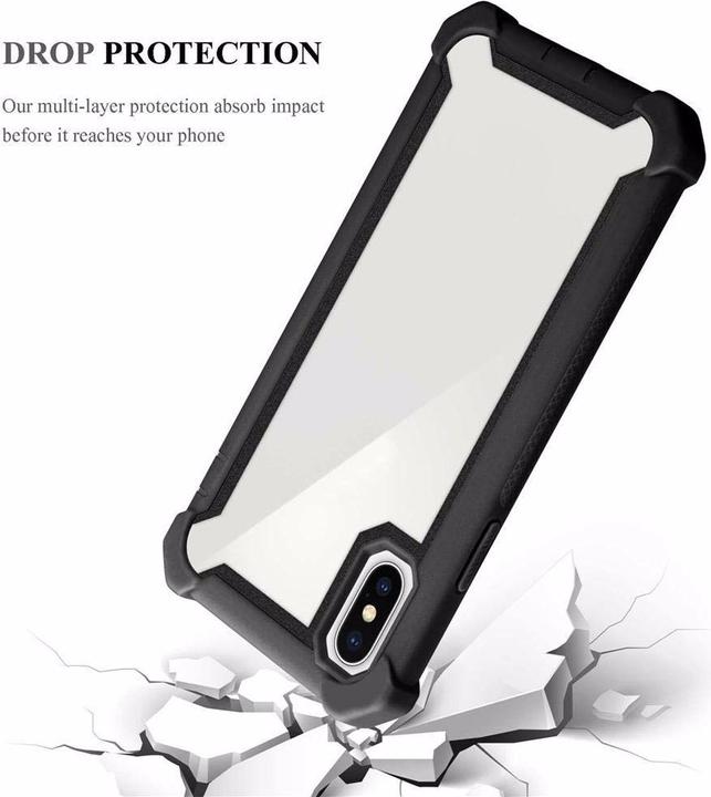 Actual product image Cadorabo Hybrid 2-in-1 Acrylic Cover (Apple iPhone X)
