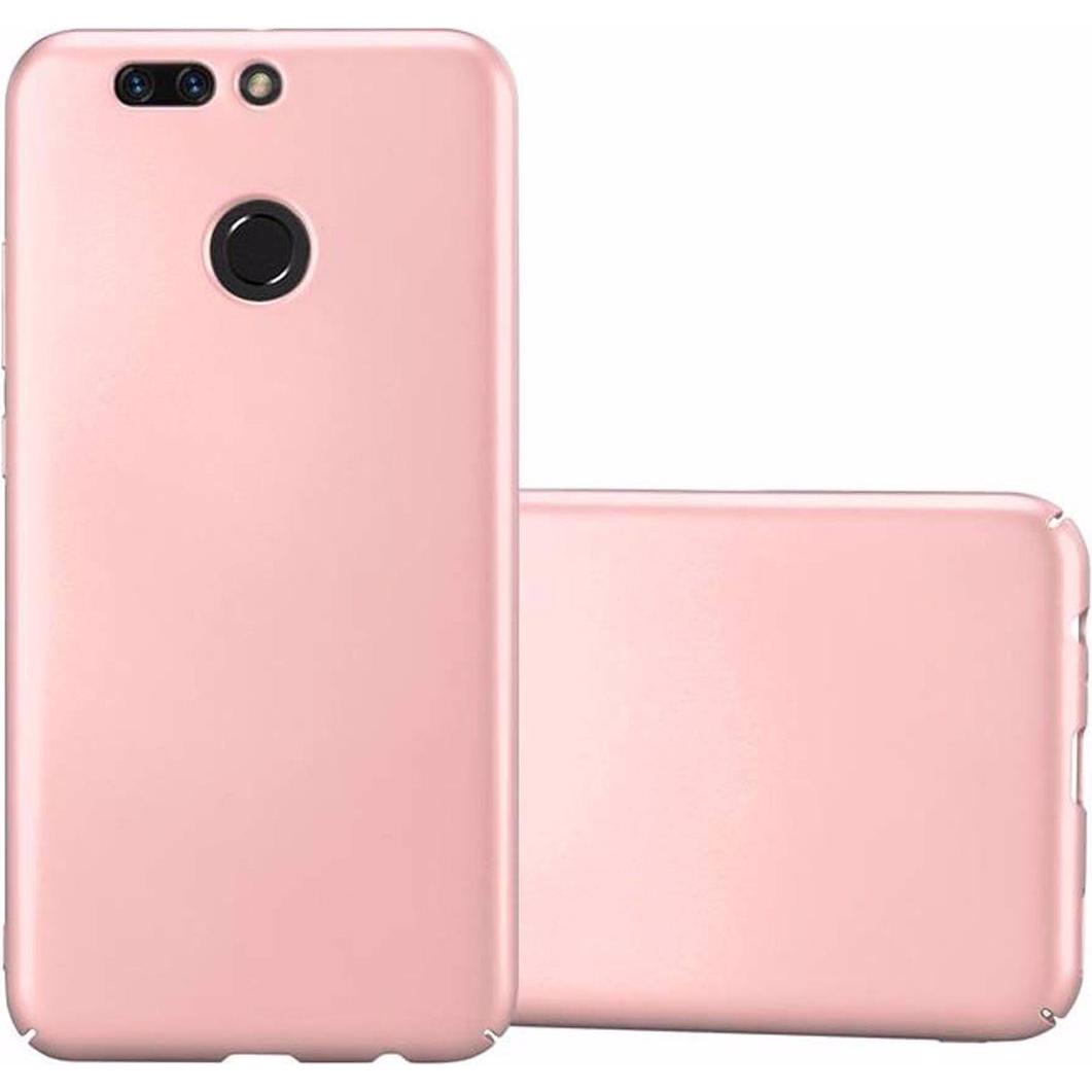 Cadorabo Hard Cover Matt Metall Cover (Honor 8 Pro), Smartphone Hülle, Rosa
