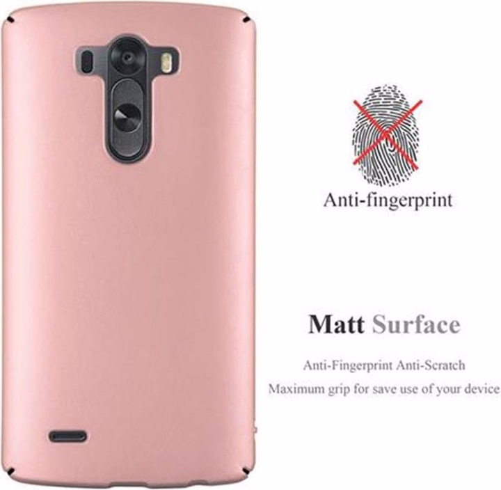 Produktbild Cadorabo Hard Cover Matt Metall Cover (LG G3)