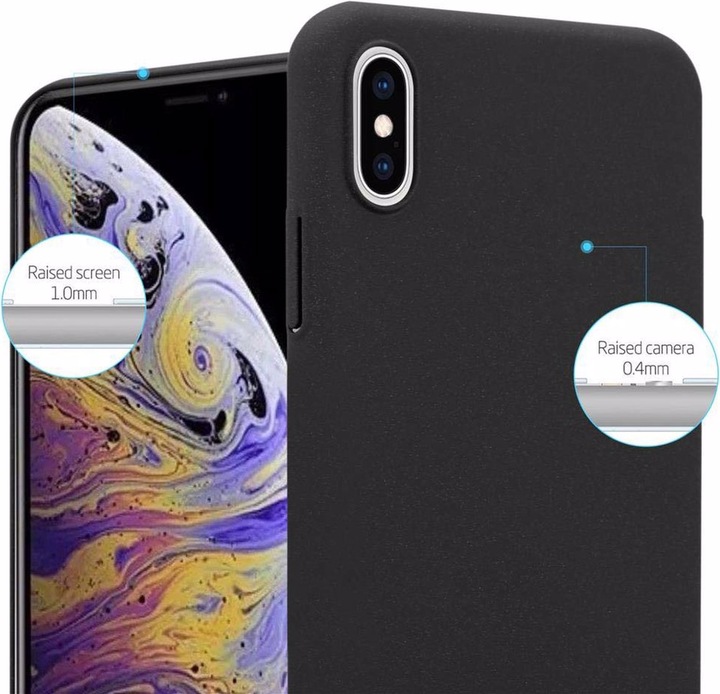 Image du produit Cadorabo Couverture rigide Frosty Cover (Apple iPhone XS Max)