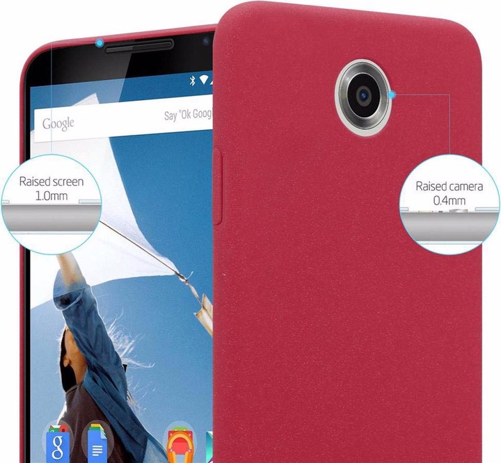 Actual product image Cadorabo Hard Cover Frosty Cover (Google Nexus 6)
