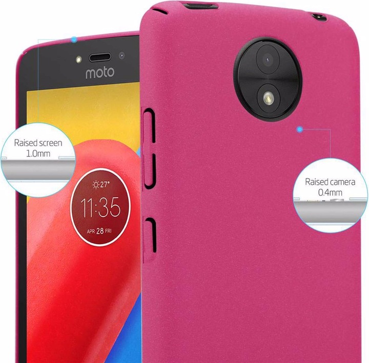 Image du produit Cadorabo Couverture rigide Frosty Cover (Motorola Moto C Plus)