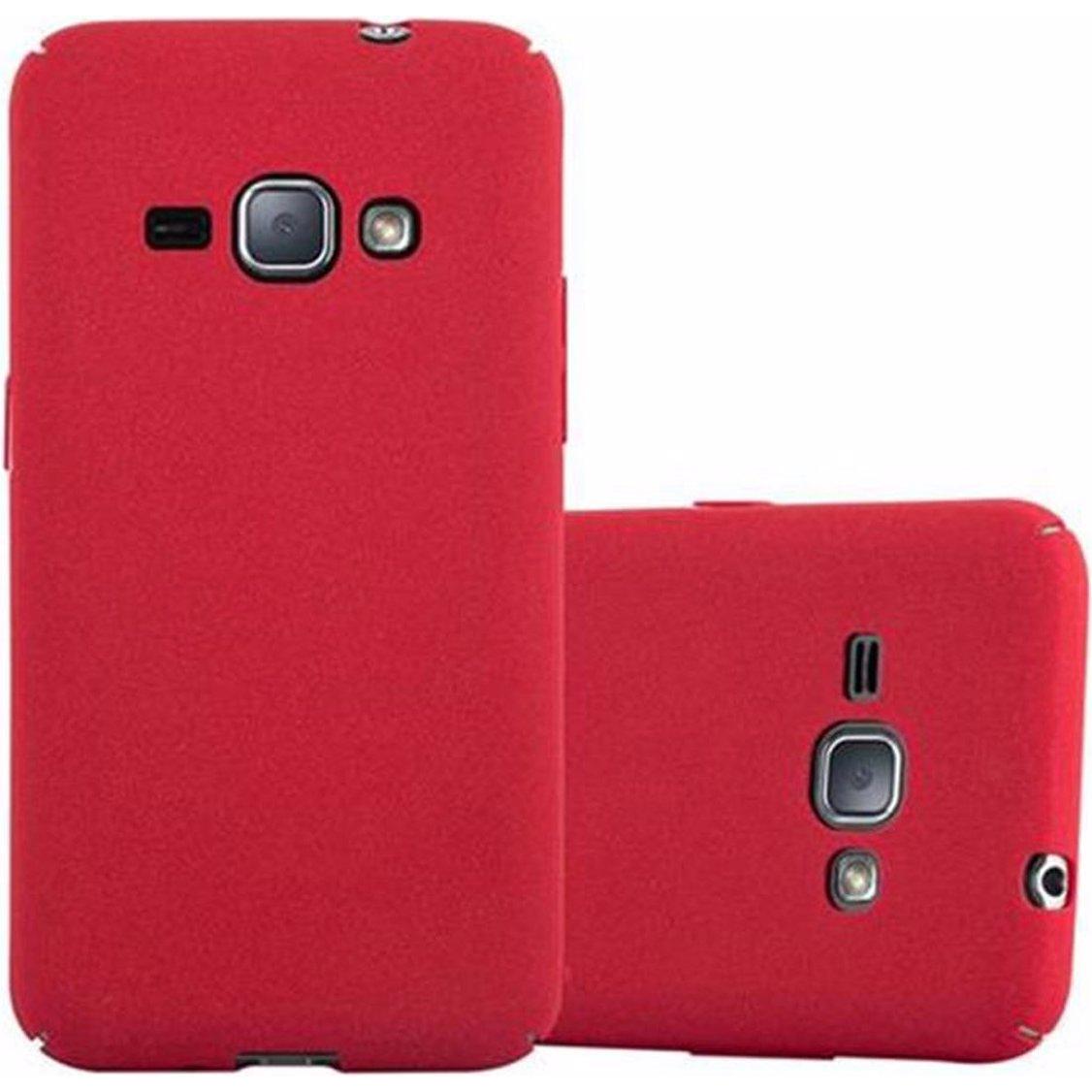 Thumbnail - Cadorabo Hard Cover Frosty Cover (Samsung Galaxy J1 (2016)), Smartphone Hülle, Rot