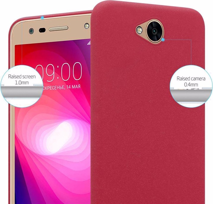 Actual product image Cadorabo Hard Cover Frosty Cover (LG X Power 2)