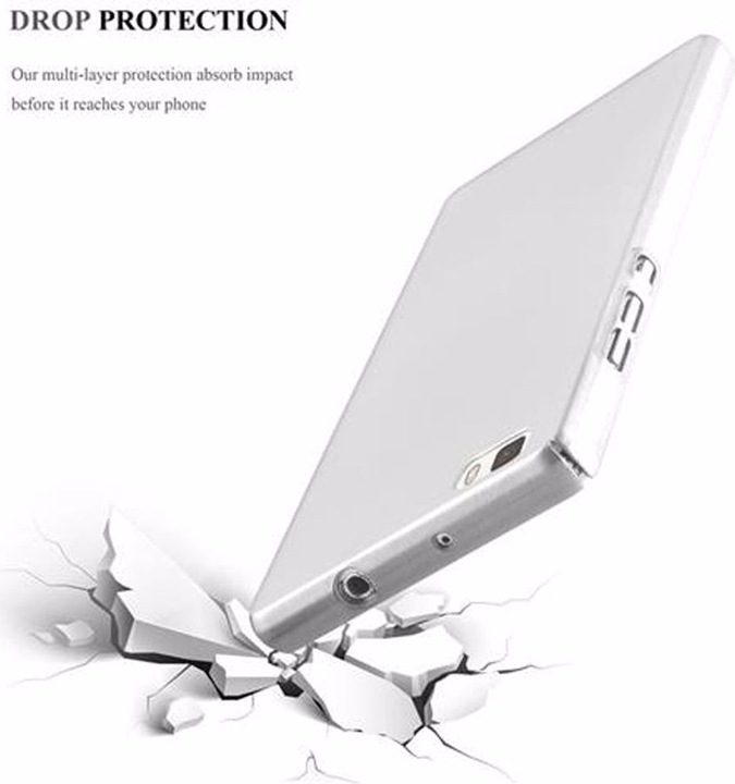 Actual product image Cadorabo Hard Cover Matt Metal Cover (Huawei P8 Lite)