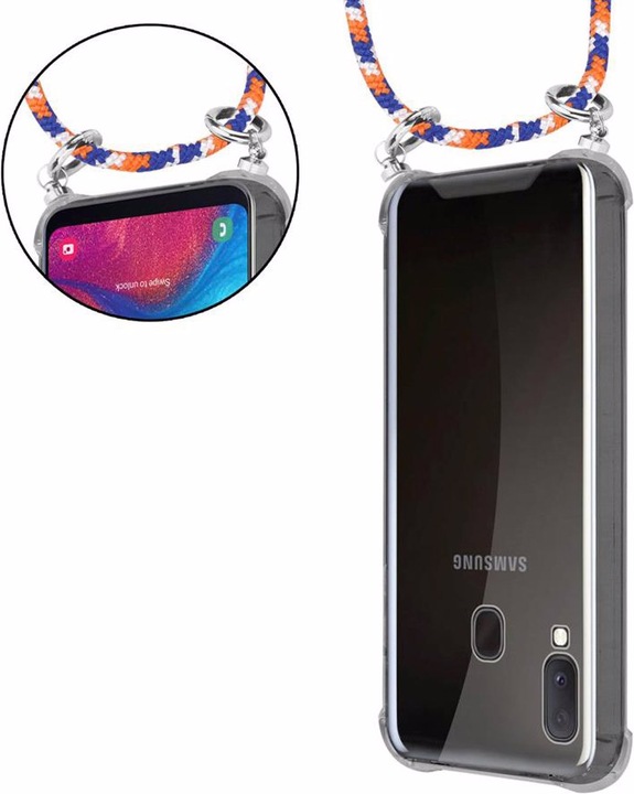 Produktbild Cadorabo TPU Handy Kette SILBER Cover