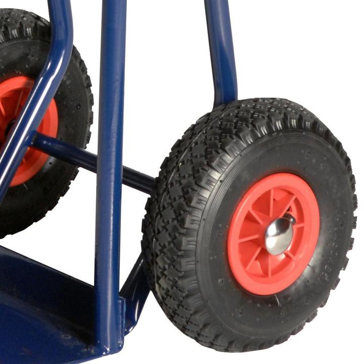 Actual product image FORT Sack truck Steel transport truck in anthracite, 30x112 cm, tyres: pneumatic tyres (200 kg)