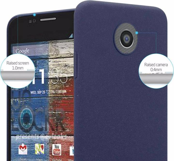 Actual product image Cadorabo Hard Cover Frosty Cover (Motorola Moto G2 (2nd Gen))