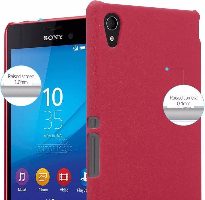 Image du produit Cadorabo Couverture rigide Frosty Cover (Sony Xperia M4 Aqua)