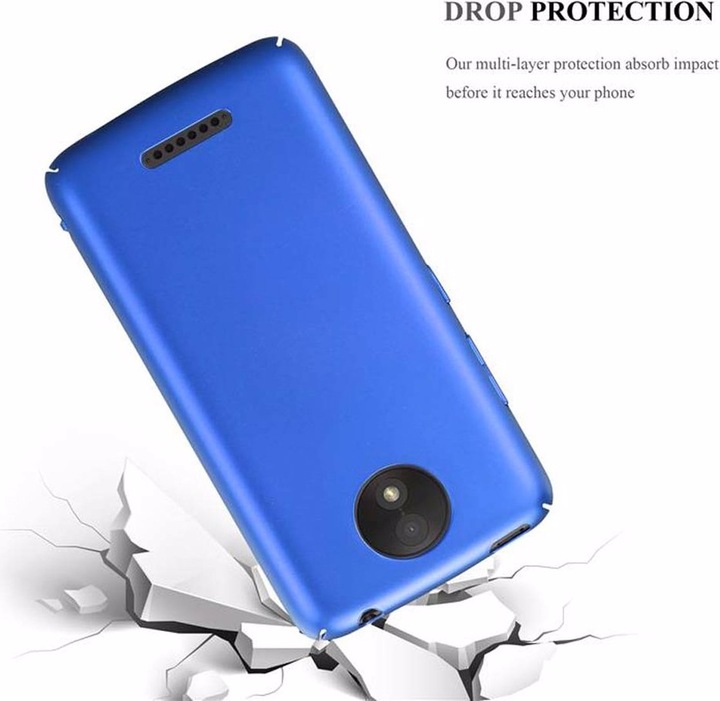 Produktbild Cadorabo Hard Cover Matt Metall Cover (Motorola Moto C Plus)