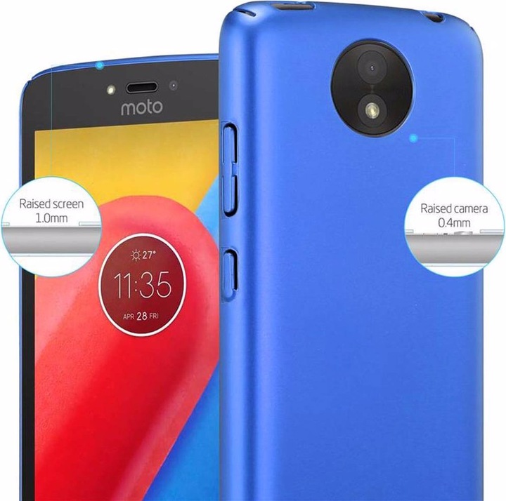 Produktbild Cadorabo Hard Cover Matt Metall Cover (Motorola Moto C Plus)