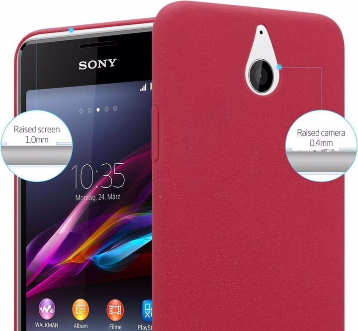 Image du produit Cadorabo Couverture rigide Frosty Cover (Sony Xperia E1)