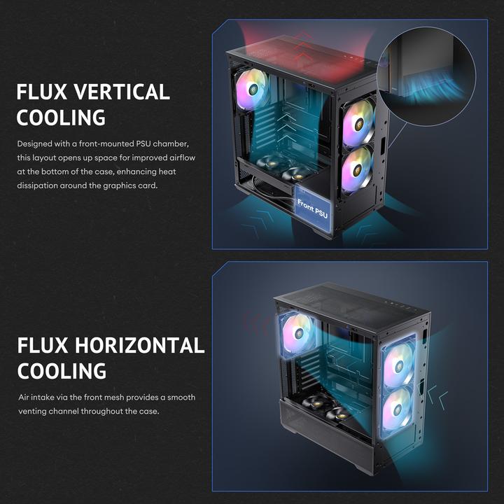 Immagine prodotto Antec Flux Rear (ITX, mATX, ATX)