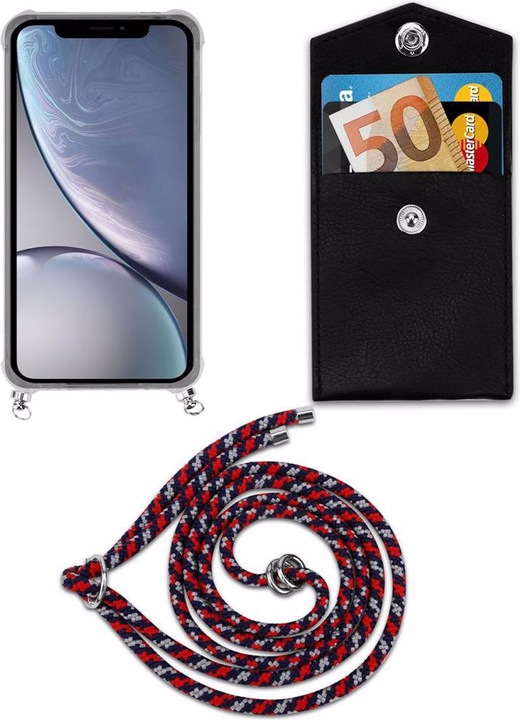 Produktbild Cadorabo TPU Handy Kette SILBER Cover