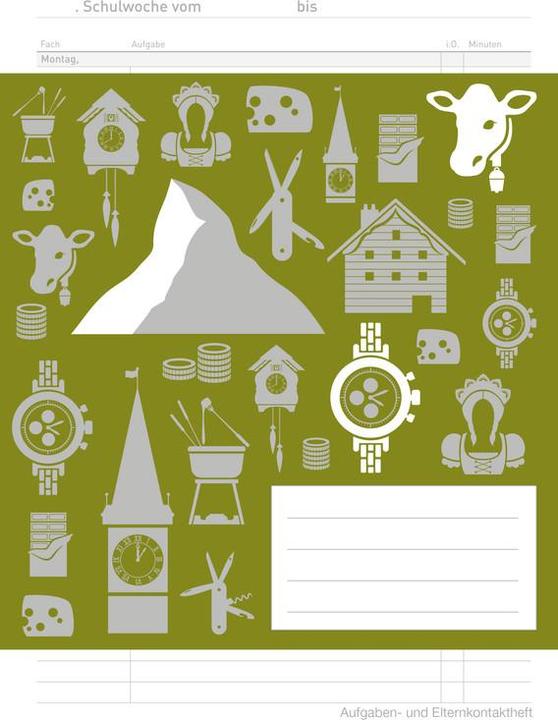 Actual product image Naturaline Task and parent contact booklet FSC (A5, Lined, Hardcover)