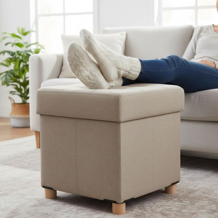 Immagine prodotto Relaxdays Hocker mit Stauraum