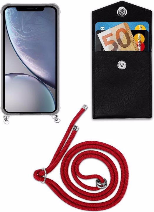 Produktbild Cadorabo TPU Handy Kette SILBER Cover