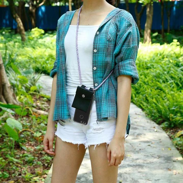 Produktbild Cadorabo TPU Handy Kette SILBER Cover