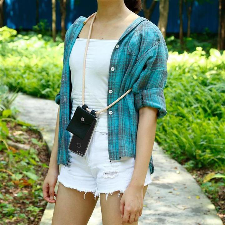 Produktbild Cadorabo TPU Handy Kette SILBER Cover