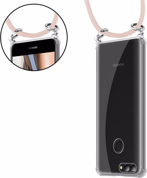 Produktbild Cadorabo TPU Handy Kette SILBER Cover