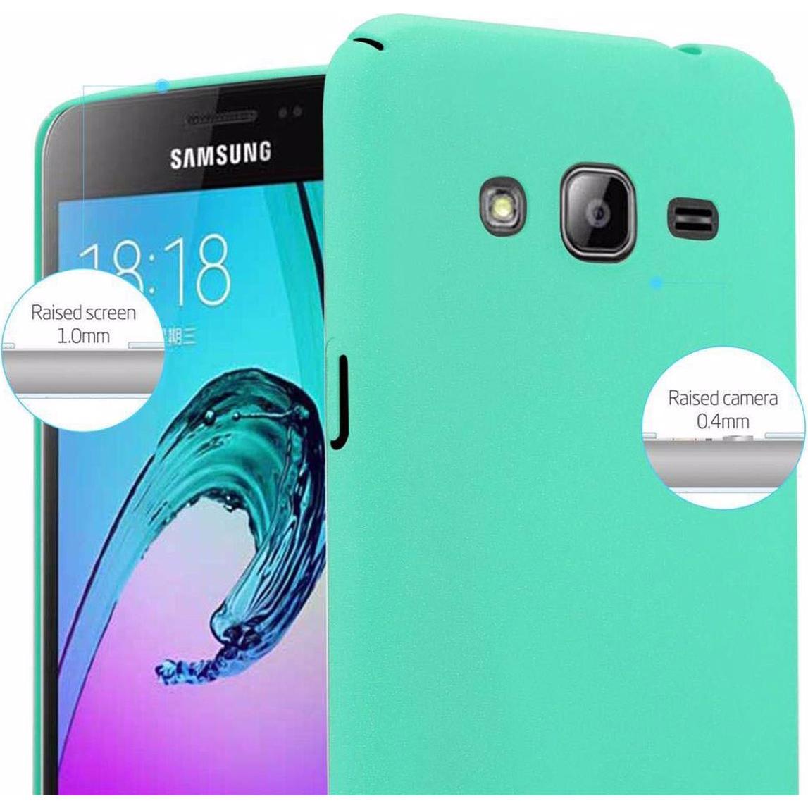 Thumbnail - Cadorabo Hard Cover Frosty Cover (Samsung Galaxy J3 2017 (US Version)), Smartphone Hülle, Grün
