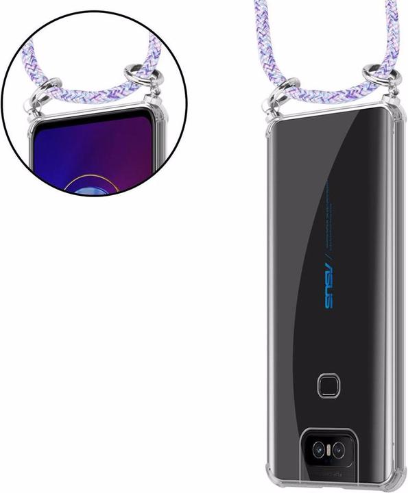 Produktbild Cadorabo TPU Handy Kette SILBER Cover