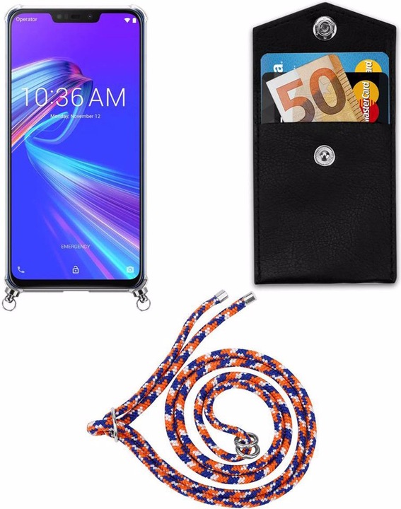 Produktbild Cadorabo TPU Handy Kette SILBER Cover