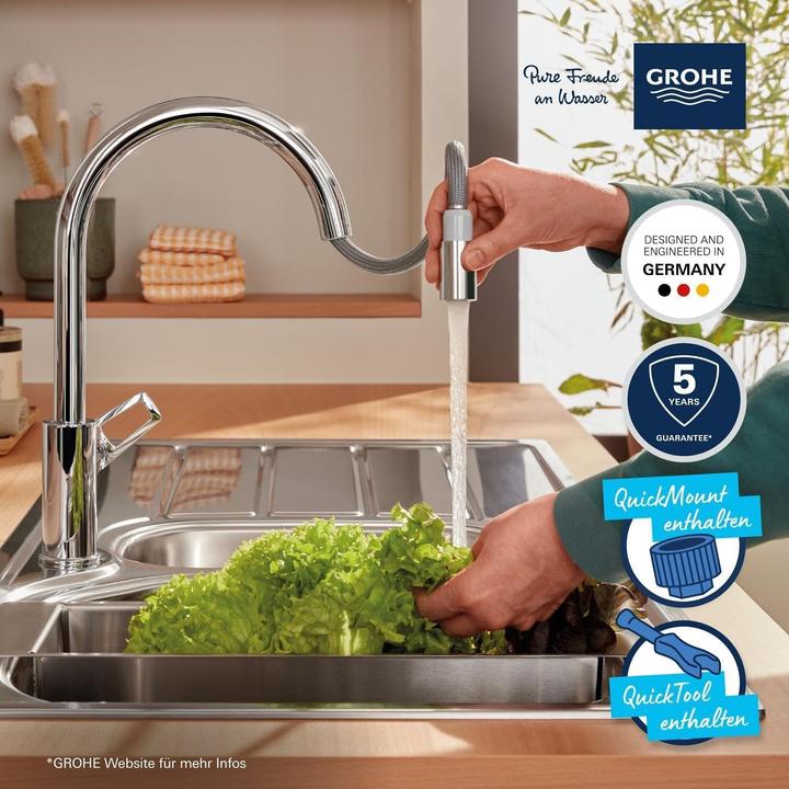 Actual product image Grohe StartLoop one-hand sink mixer, 1/2"