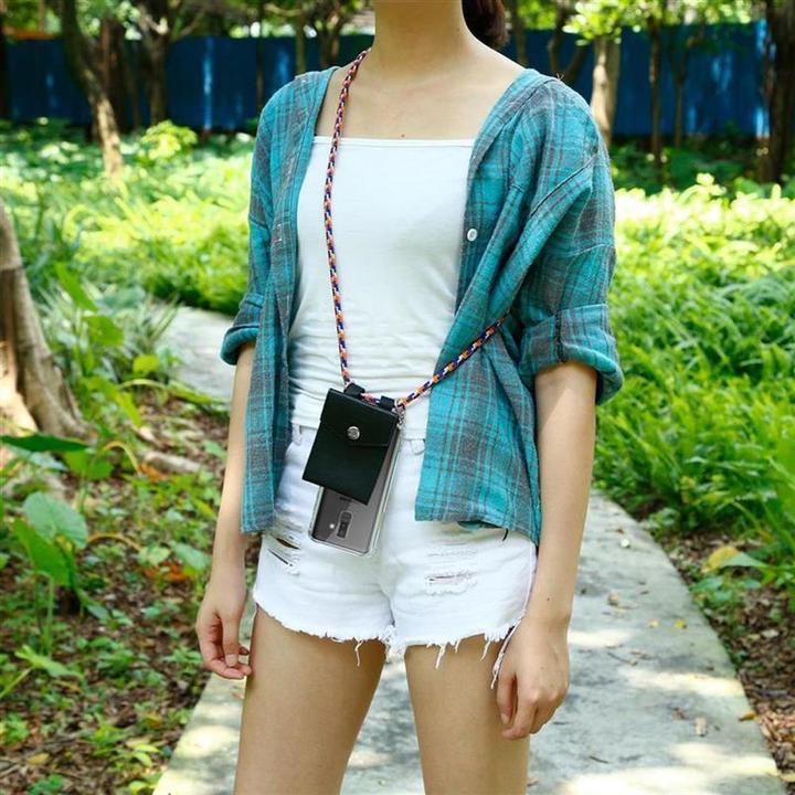 Produktbild Cadorabo TPU Handy Kette SILBER Cover