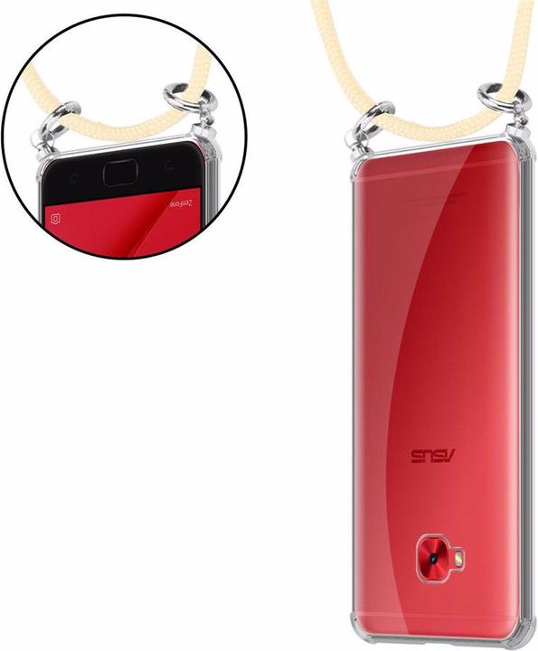 Produktbild Cadorabo TPU Handy Kette SILBER Cover