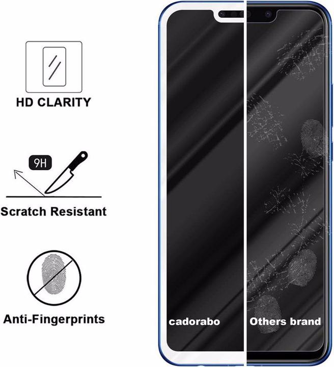 Actual product image Cadorabo Full screen display protection glass (1 Piece, Huawei P Smart Pro (2019))