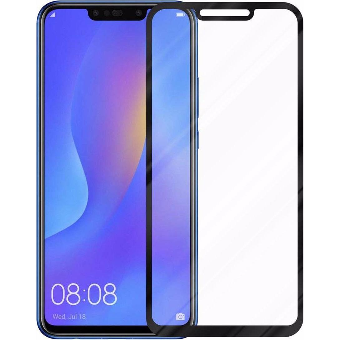 Thumbnail - Cadorabo Vollbild Displayschutzglas (1 Stück, Huawei P Smart Pro (2019)), Smartphone Schutzfolie, Schwarz